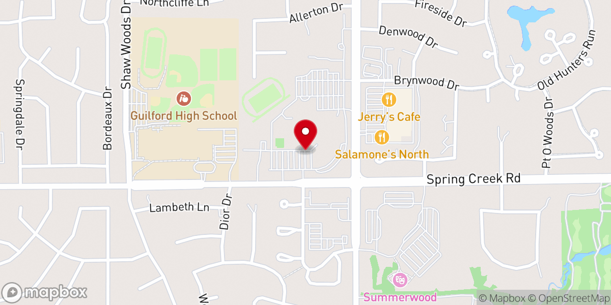 Map showing location of Jodi Lynn Beach Ministries