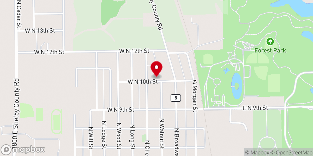 Map showing location of Helmkamp Wade E
