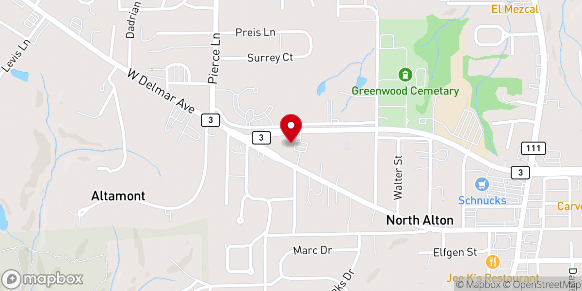Map showing location of Resurrection Lutheran Church