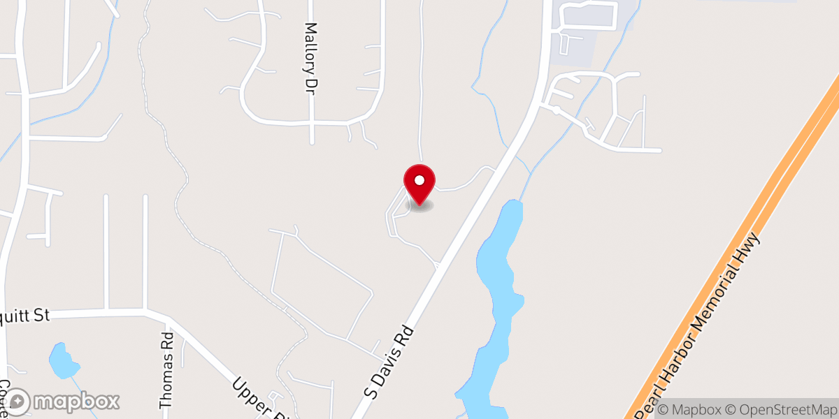 Map showing location of Community Chapel Church of God