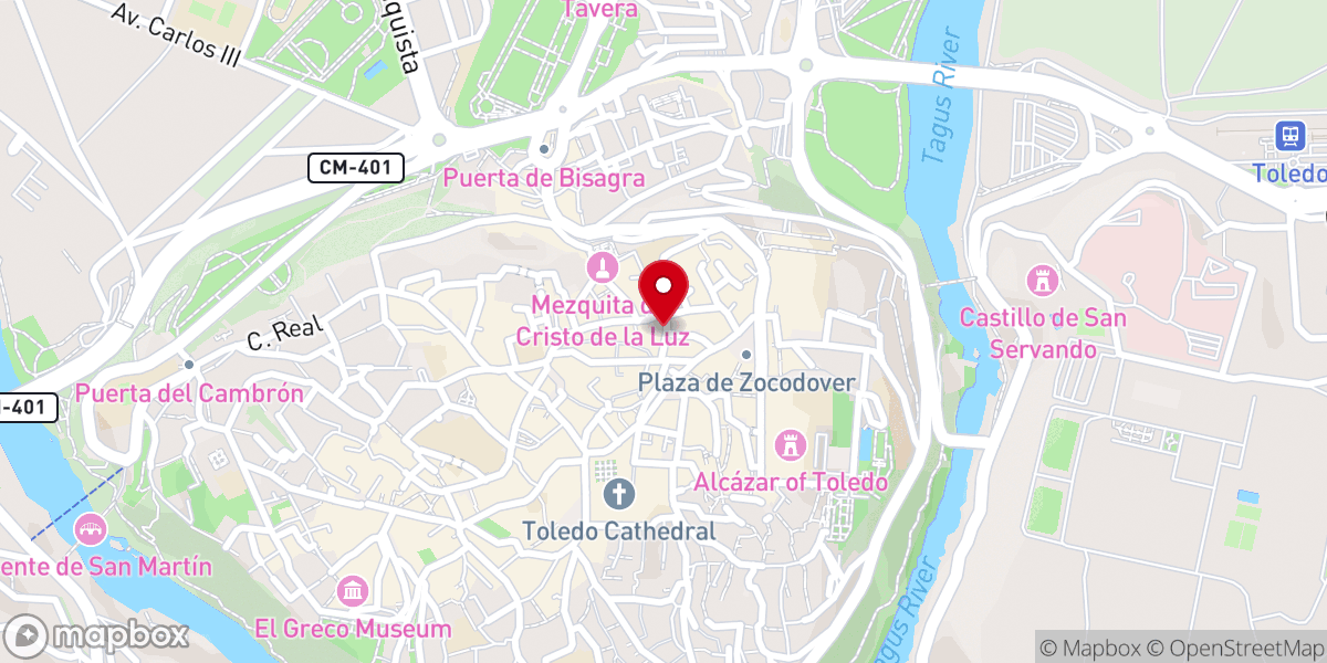Map showing location of Parroquia Santa Teresa