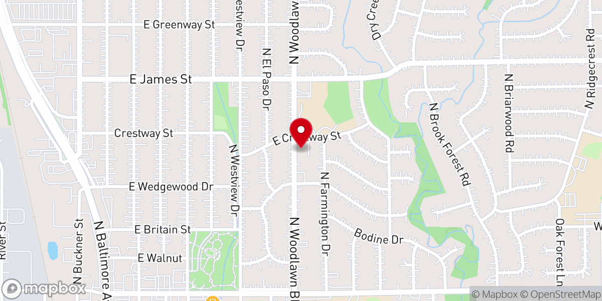 Map showing location of Derby Church of the Nazarene
