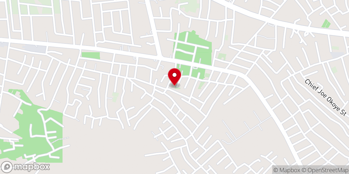 Map showing location of Holy Spirit Catholic Church