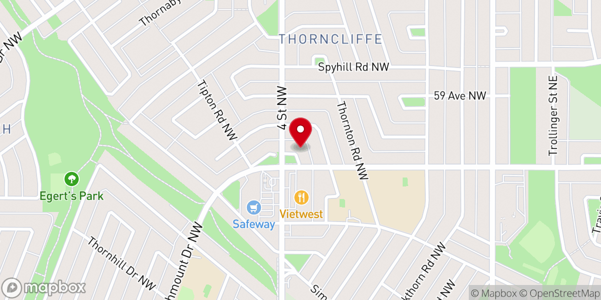 Map showing location of Corpus Christi Catholic Church