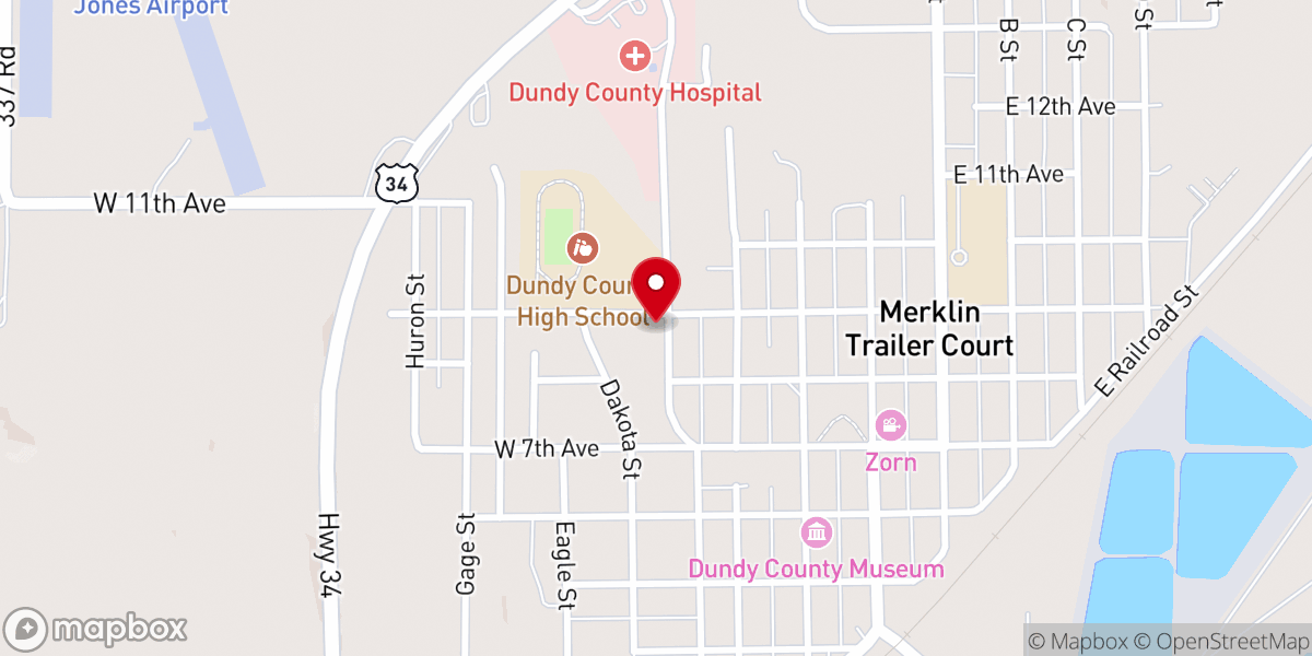 Map showing location of St Joseph's Catholic Church