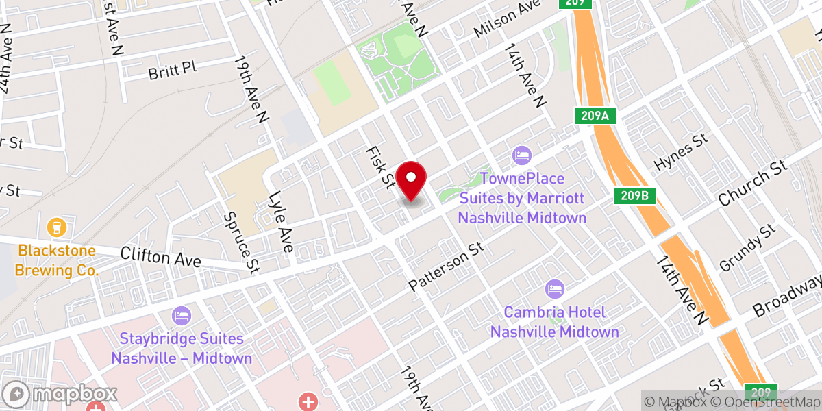 Map showing location of Star Ministries