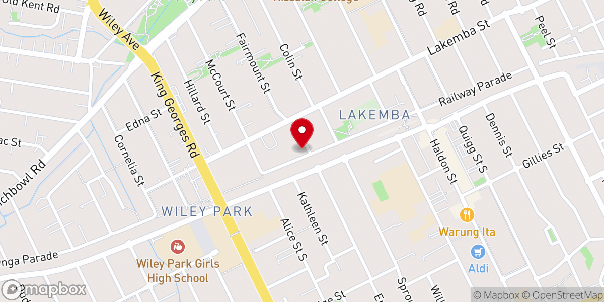 Map showing location of Lakemba Christian Fellowship Incorporated - AOG - ACC Church, Sydney Australia.