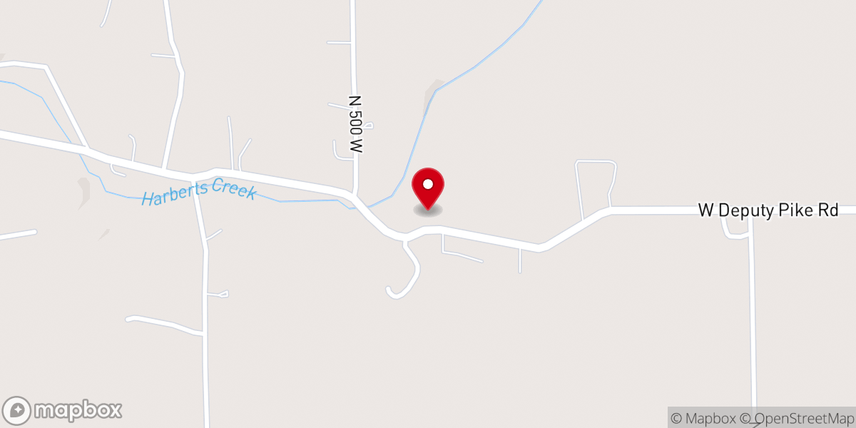 Map showing location of Smyrna-Monroe Presbyterian Church