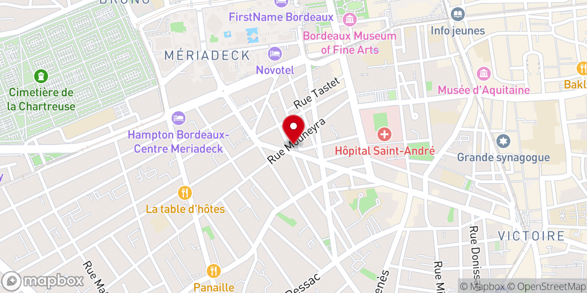 Map showing location of Les Taverniers