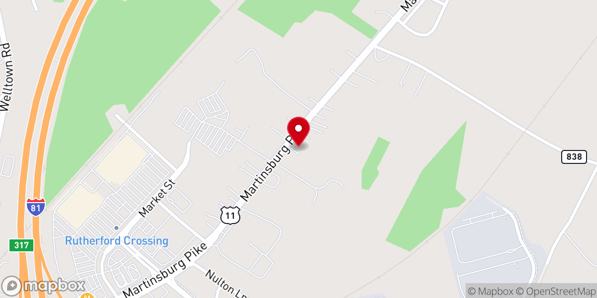 Map showing location of Heritage Church