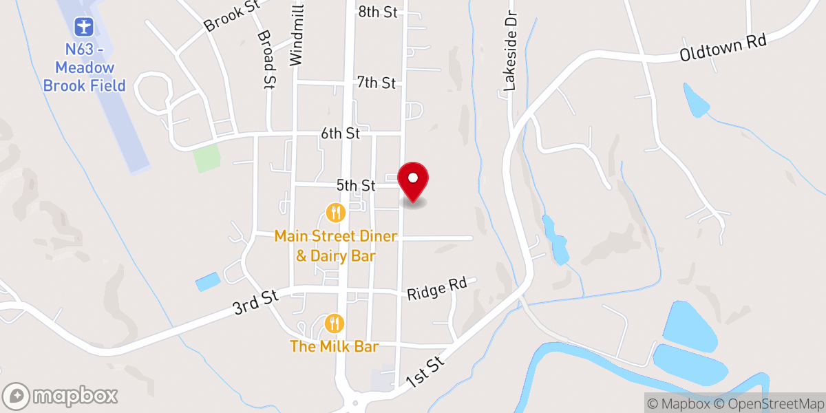 Map showing location of Christ Church