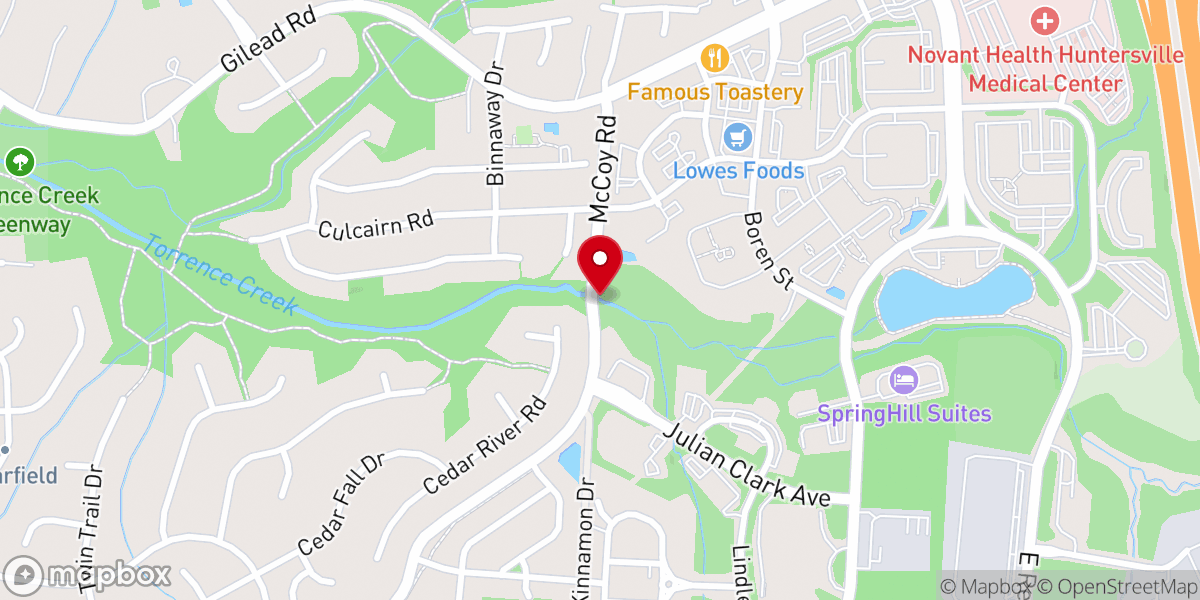 Map showing location of Journey Church of Lake Norman Inc