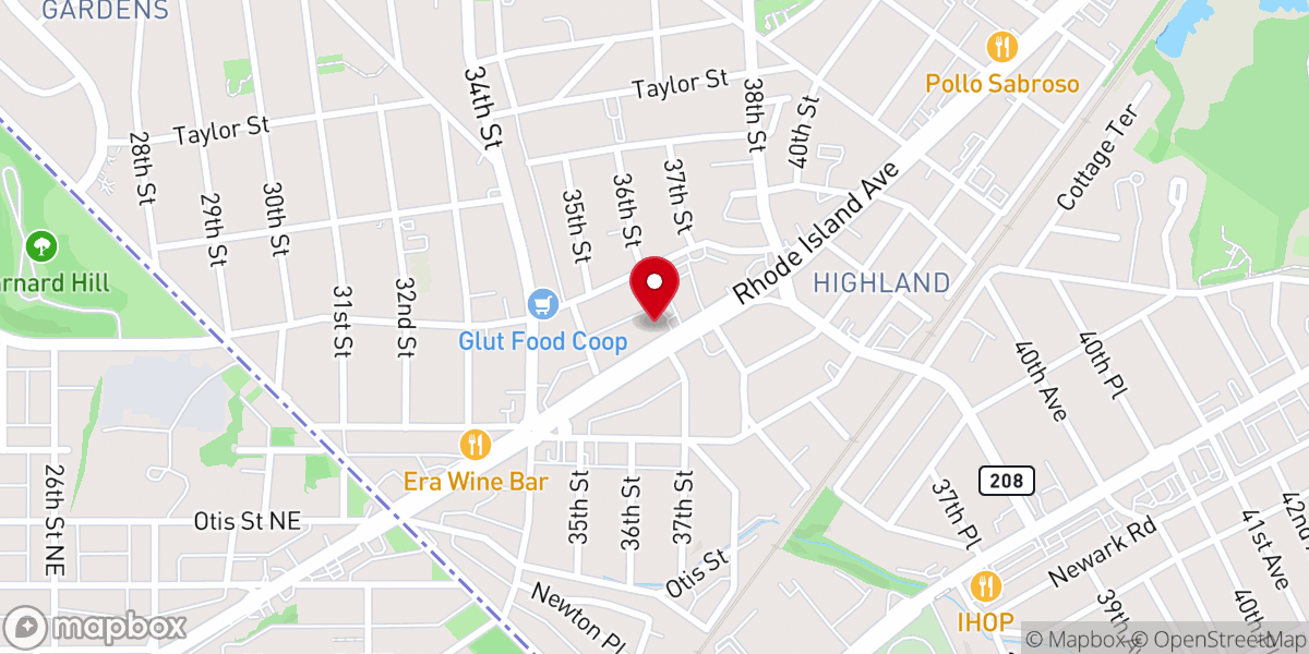 Map showing location of St James Catholic Church