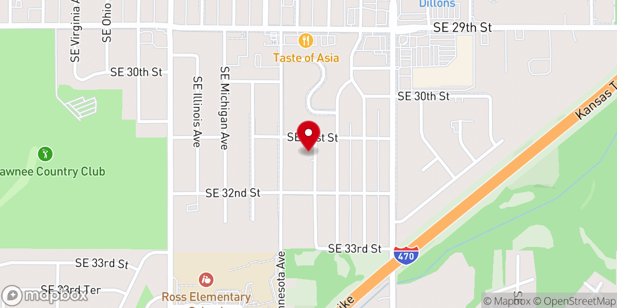 Map showing location of Bethel Apostolic Church