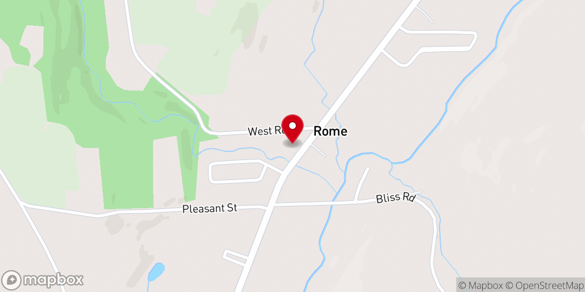 Map showing location of Rome Presbyterian Church