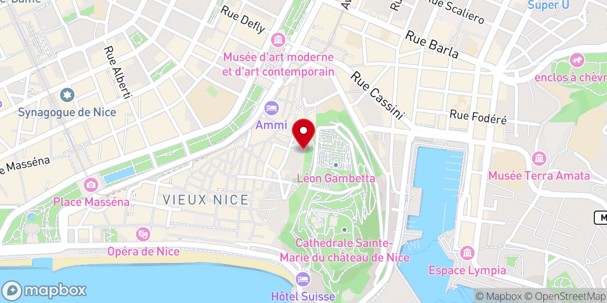 Map showing location of Fraternité Saint Pie X