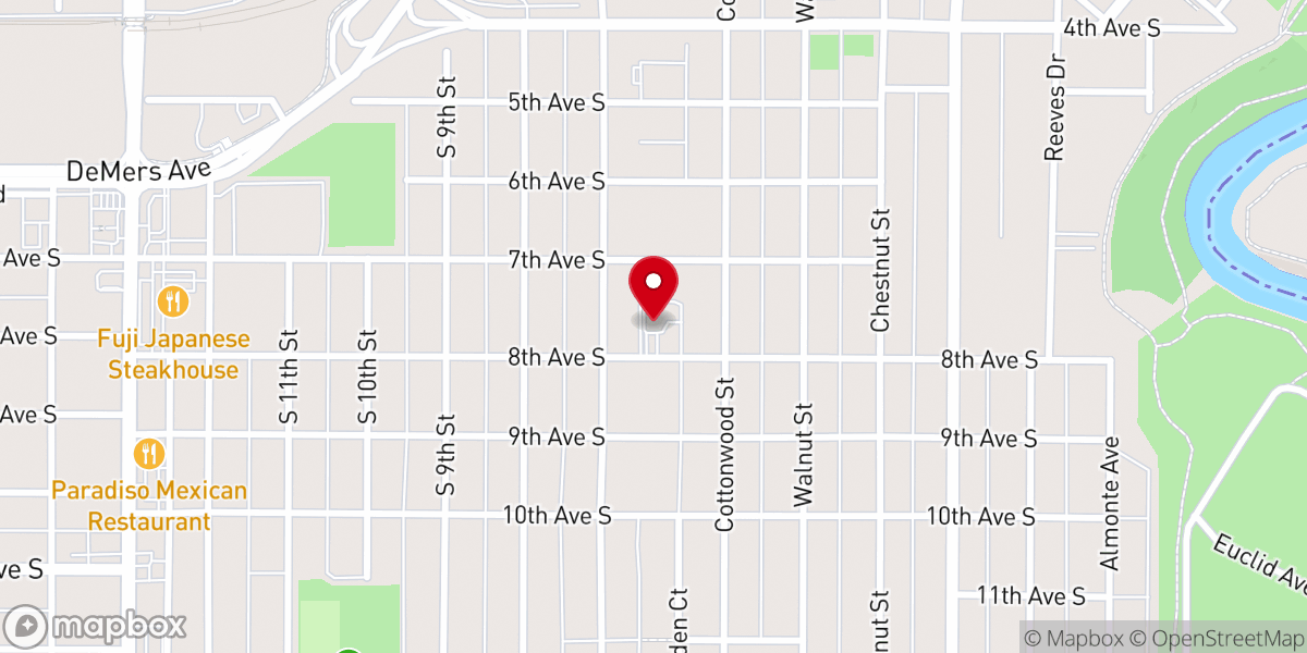 Map showing location of St. Joseph Social Care & Thrift