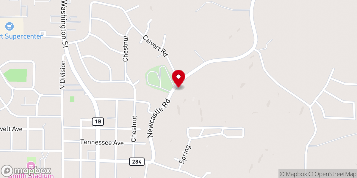 Map showing location of Forrest City Seventh-day Adventist Church
