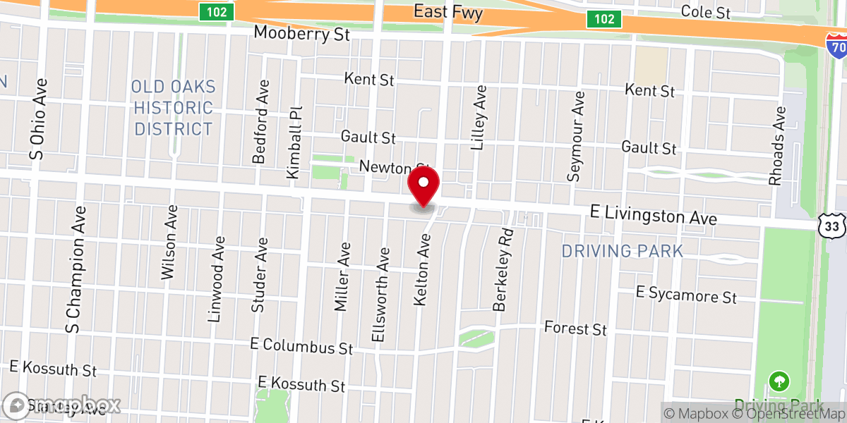 Map showing location of Table of the Lord Ministries