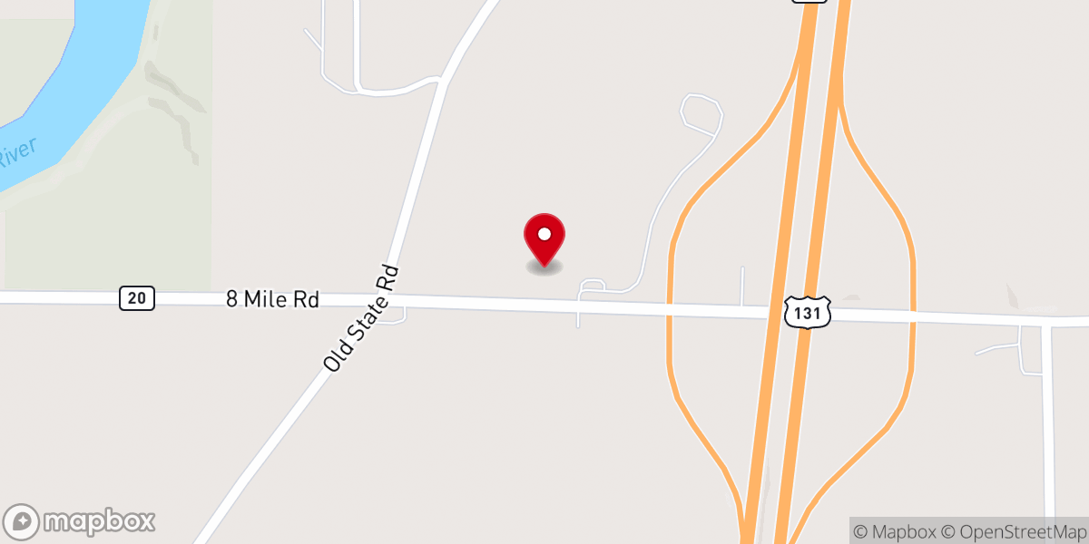 Map showing location of Riverside Church