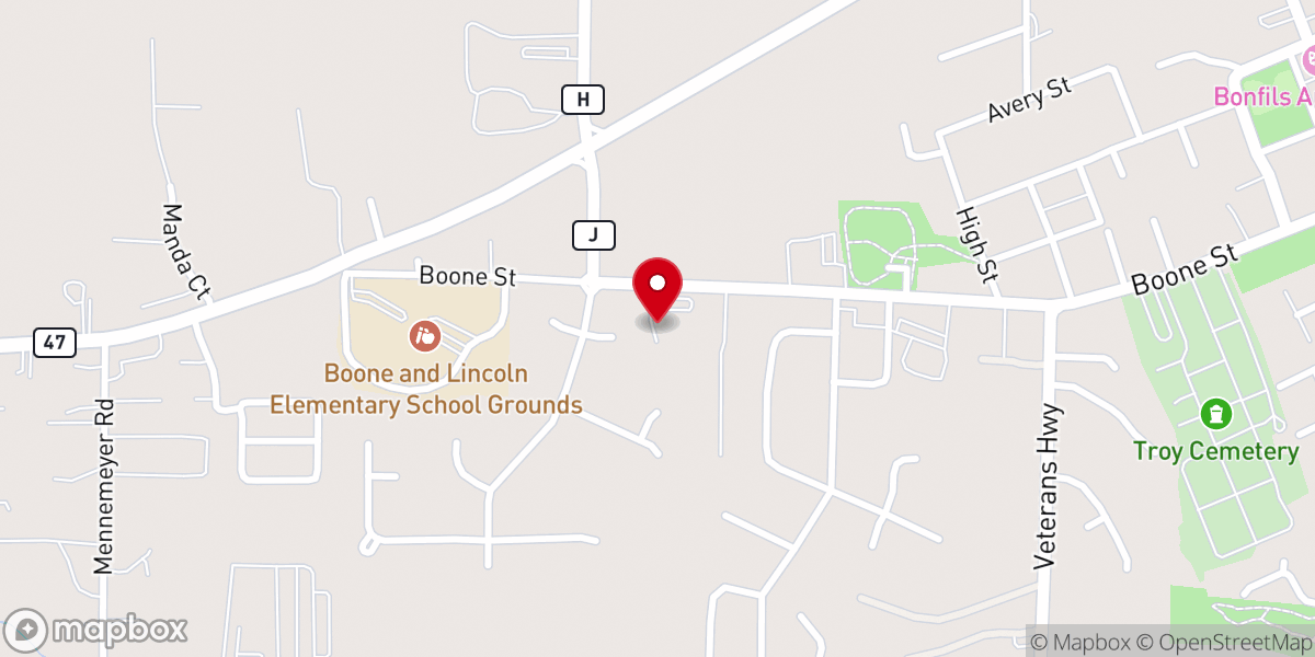 Map showing location of LCCOA Community Center