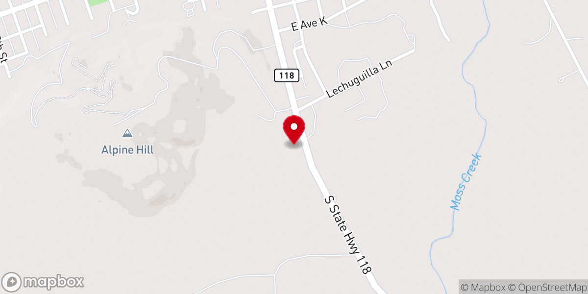 Map showing location of Calvary Apostolic Church