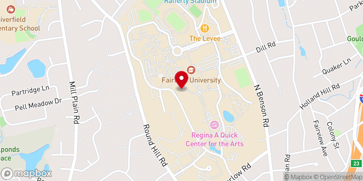 Map showing location of Egan Chapel of Saint Ignatius of Loyola