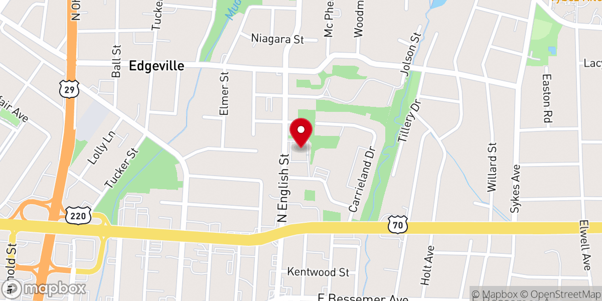 Map showing location of Garden of Prayer Celestial Church of Christ Inc