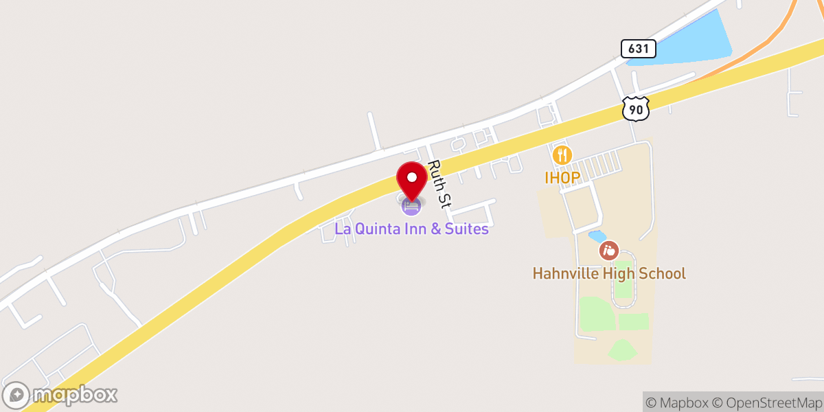 Map showing location of La Quinta Inn & Suites by Wyndham Boutte