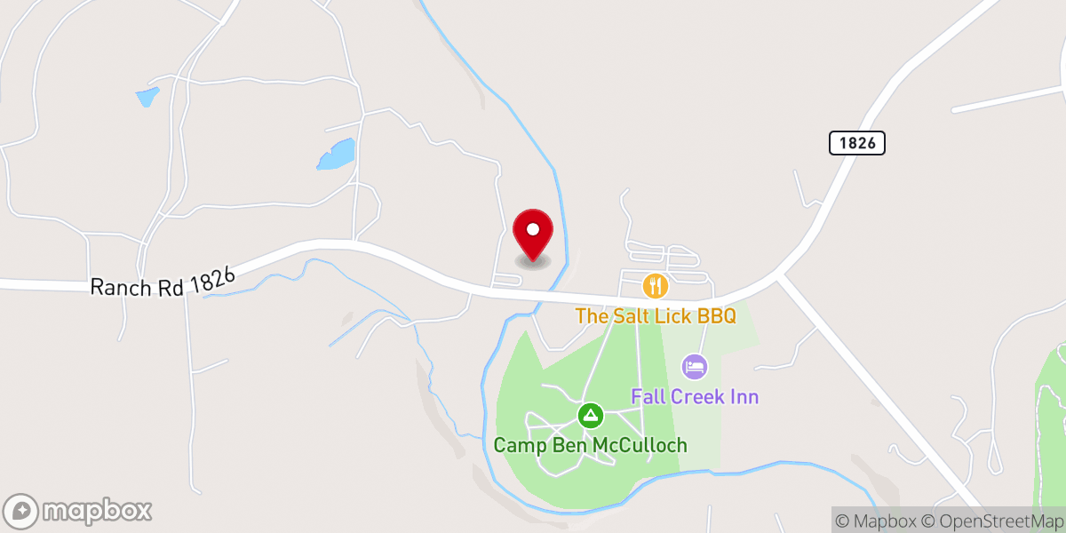 Map showing location of Pecan Grove