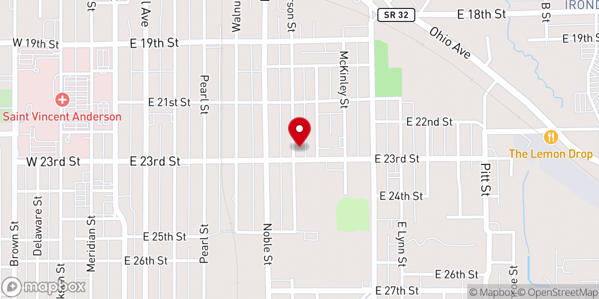 Map showing location of New Life Apostolic Church Inc