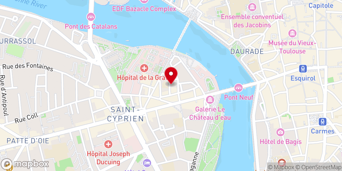 Map showing location of Salle San-Subra