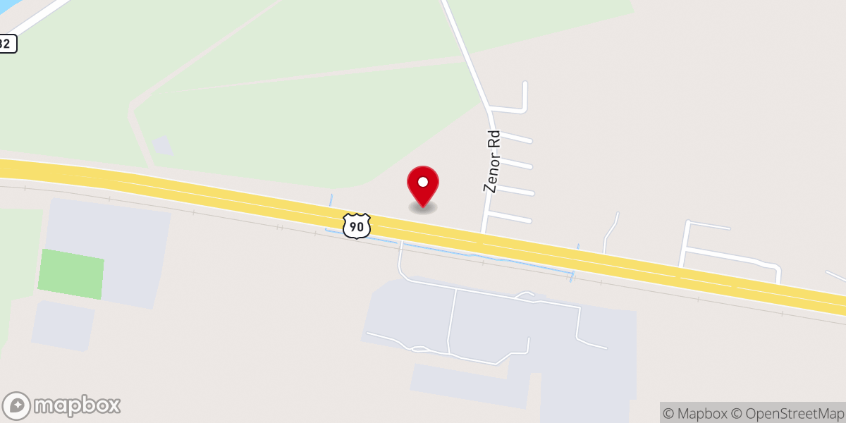 Map showing location of Redeemed Life Fellowship