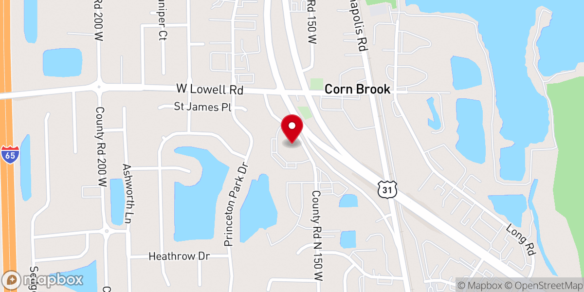 Map showing location of Lakeview Church of Christ