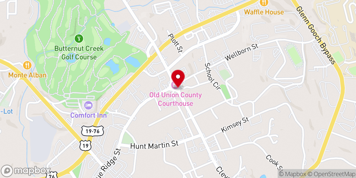 Map showing location of mt hebron way