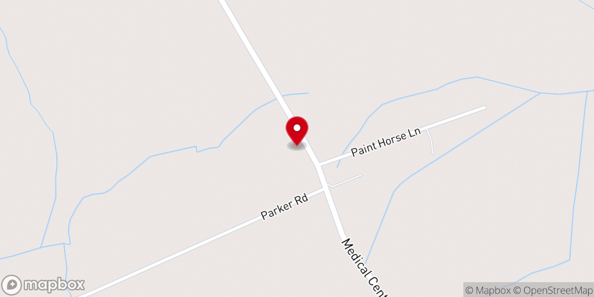 Map showing location of New Piney Grove Baptist Church