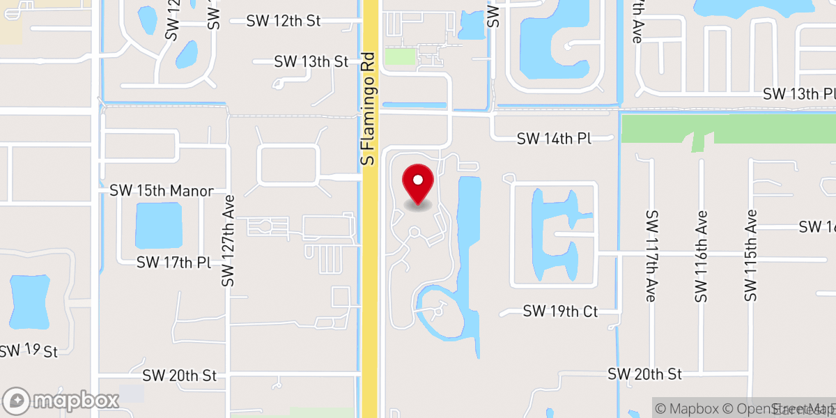 Map showing location of Crossway Church