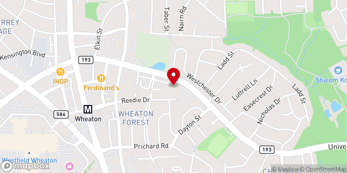Map showing location of Christ the King Presbyterian Church PC USA Inc