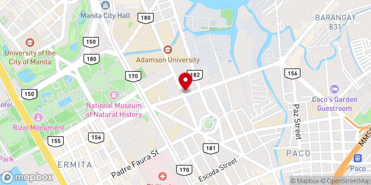 Map showing location of Doulos For Christ World Harvest