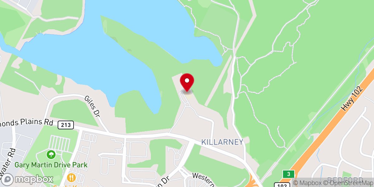 Map showing location of Port City Church