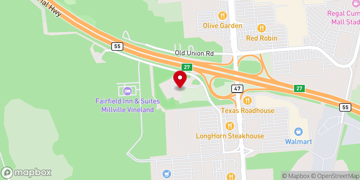 Map showing location of New Life World Outreach