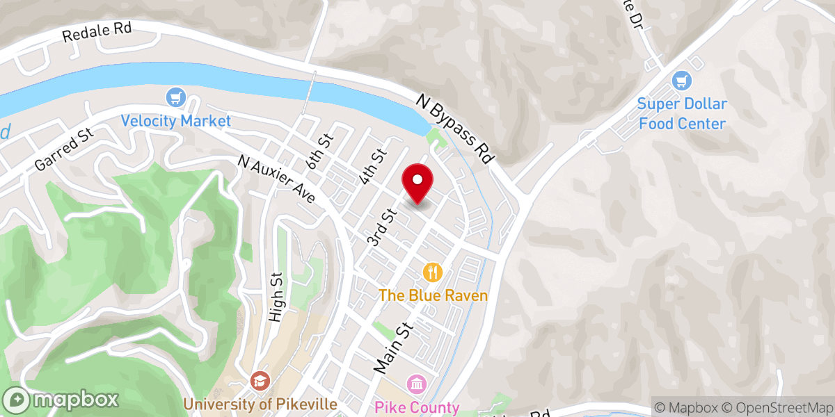Map showing location of Victory By Faith Ministries