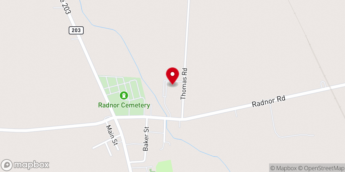 Map showing location of Grace Community Fellowship