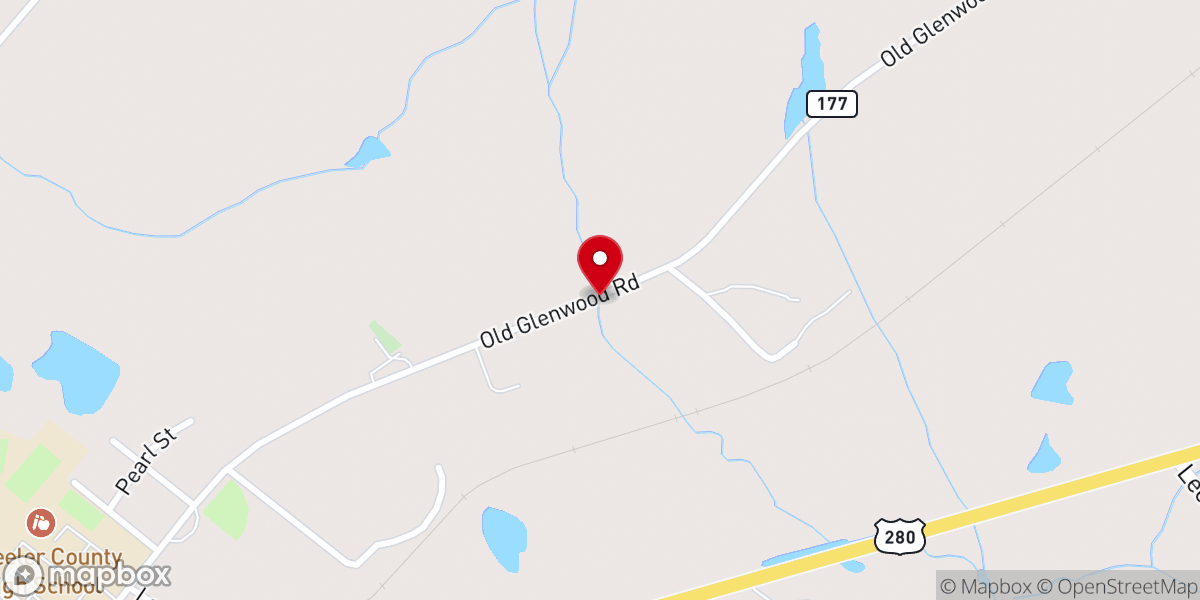 Map showing location of Spaulding Grove Missionary