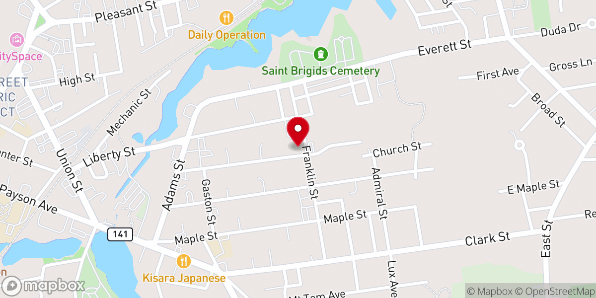 Map showing location of Angel's Attic 01027