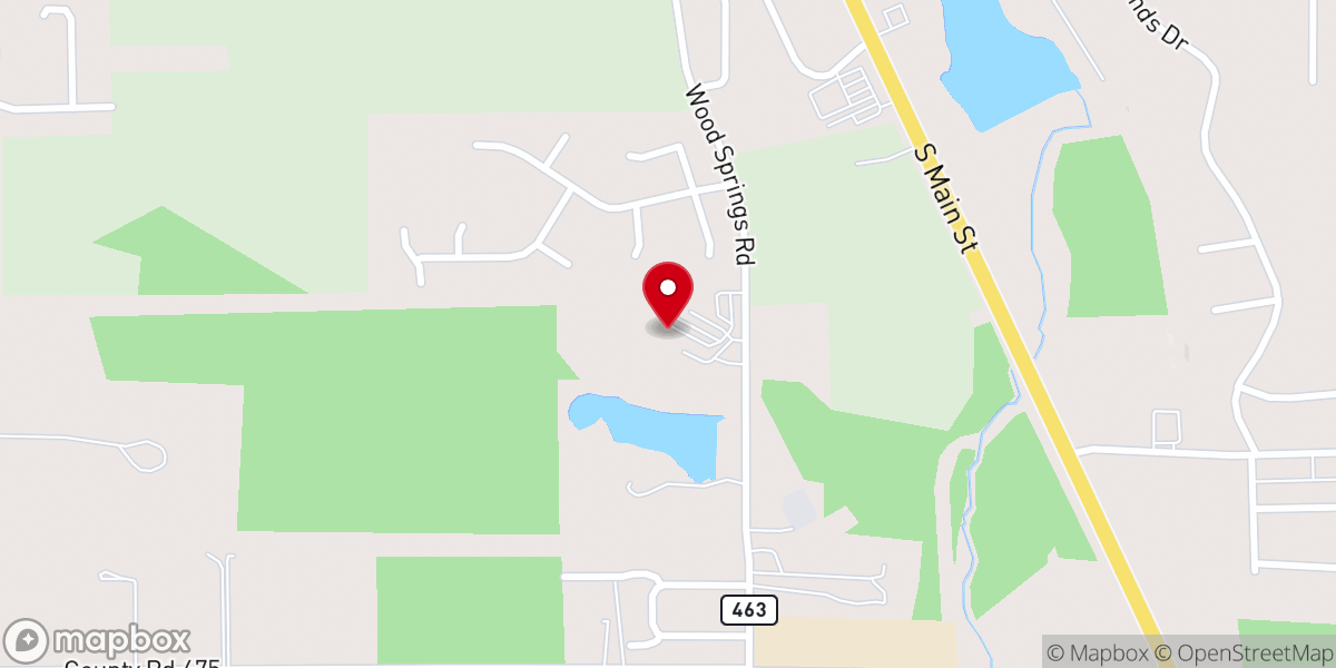 Map showing location of Grace Community Church - Lindale Campus