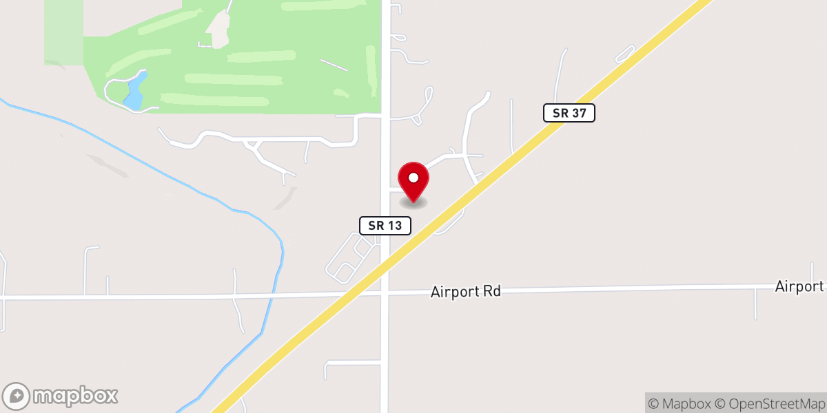 Map showing location of St John's Lutheran Church