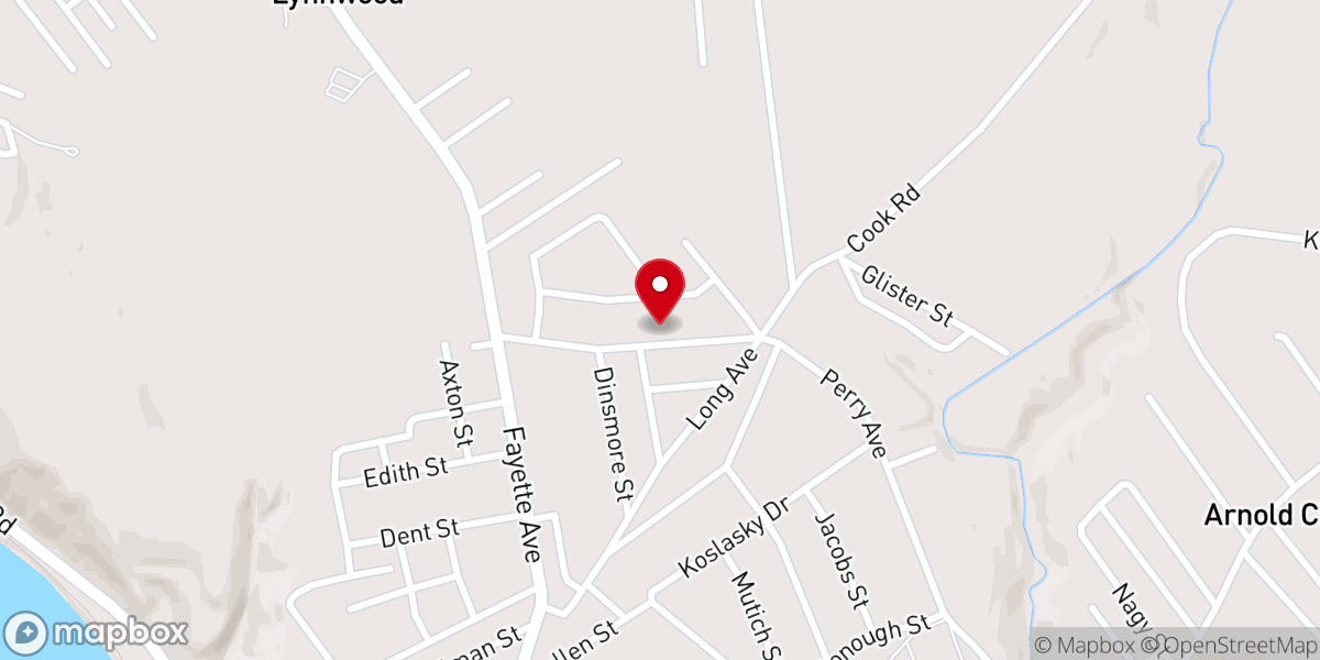 Map showing location of Marion Presbyterian Church