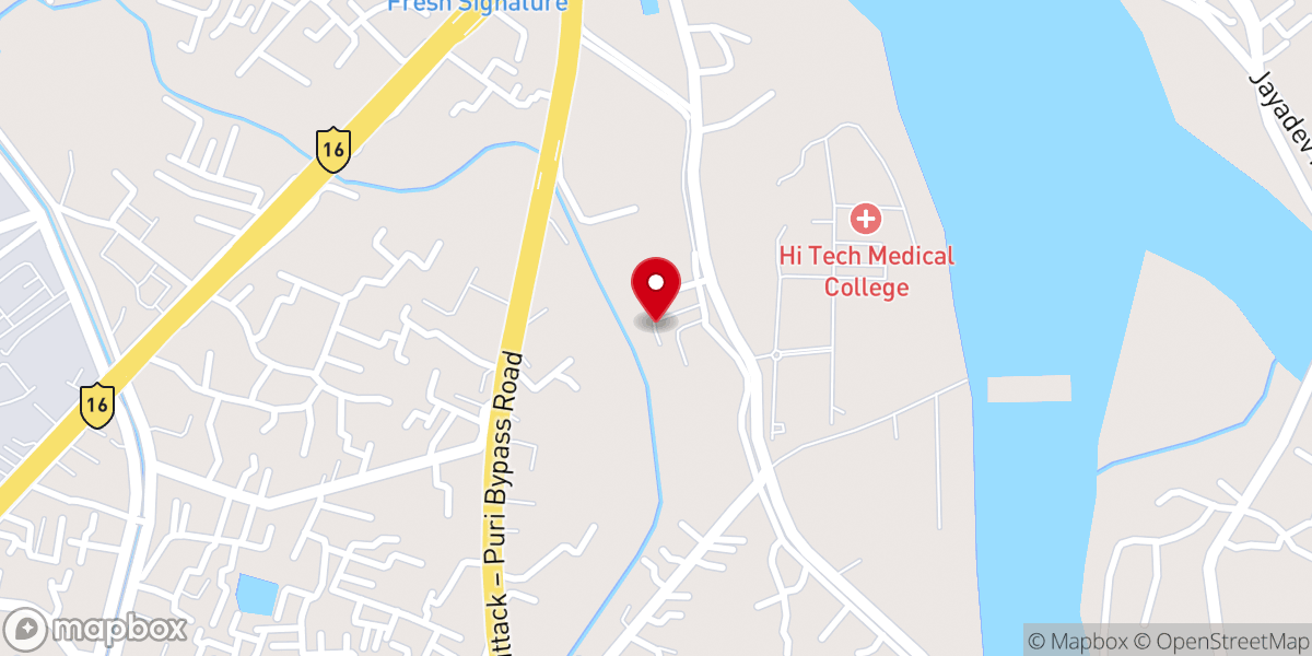 Map showing location of Apostolic Hub