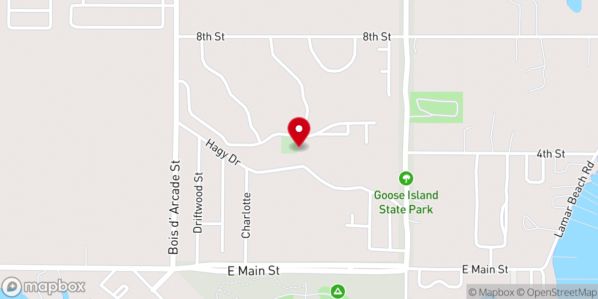Map showing location of Stella Maris Chapel Historical Marker